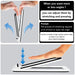 Desktop Speaker Stand (Single) — Carbon Steel Base for Laptop & Desktop Speakers, Shock-Absorbing
