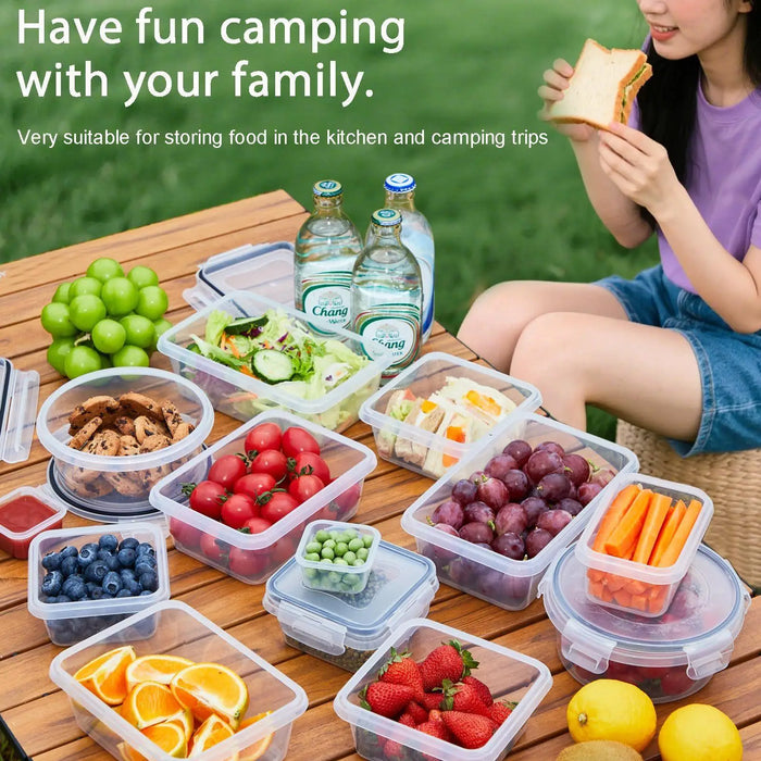 24-piece Airtight Food Storage Container Set – BPA-free Plastic Canisters for Pantry, Fridge & Kitchen Organisation