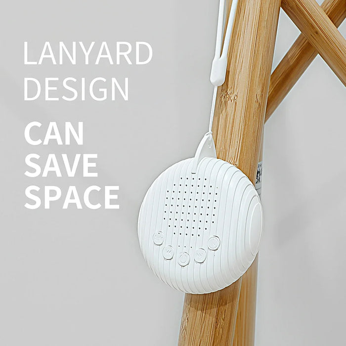 Portable Baby White Noise Machine — 10 Soothing Sounds, Rechargeable, Timer & Auto Noise Detection