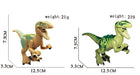 Tyrannosaurus Rex Building Block Figure — Jurassic Dinosaur Brick Toy (LEGO-compatible, 1pc)
