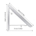 Folding Pull-Out Wall Hanger — Wall-Mounted Aluminium Clothes Airer