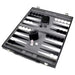 Classic Backgammon & Chess Set in Folding PU Leather Case – Portable Travel Game