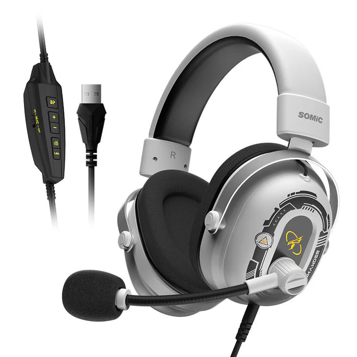 Commander G Series - Casque de jeu avec son surround 7.1 pour PC, PS5, PS4, Xbox et plus