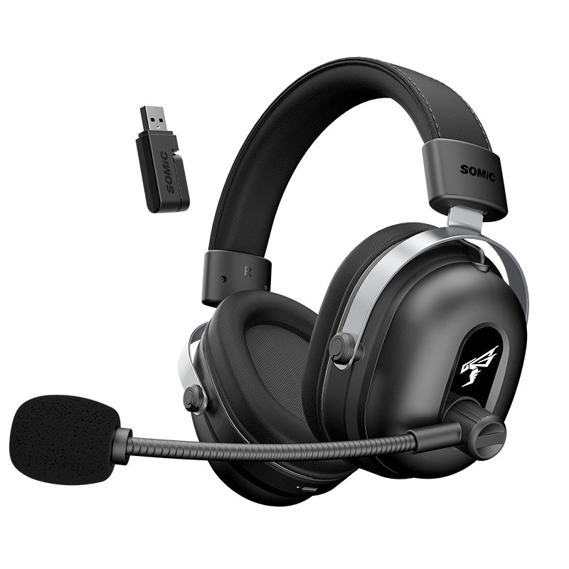 Commander G Series Wireless Edition - 160 Stunden Akku - 7.1 Surround Sound Kabelloses Gaming-Headset - Für PC, Playstation 5, PS4, Switch & mehr