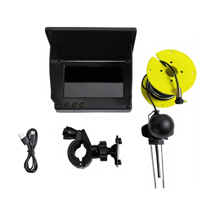 220° Underwater Fishing Camera — Handheld 4.3in LCD, 1080P Live View with Night Vision