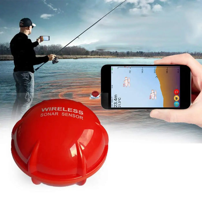 Wireless Fish Finder Sonar Sensor Echo Sounder – Portable Fishing Sonar