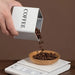 Set of 3 Metal Canisters with Bamboo Lids – 500ml Coffee, Tea & Sugar (Black or White)