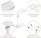 Bamboo Bathtub Side Tray – Height Adjustable Freestanding Bath Caddy