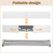 Folding Wall-Mounted Clothes Drying Rack — Stainless Steel Collapsible Hanger for Indoor & Balcony