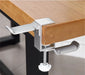PC Gaming Aluminium Dual Headset Stand — Under-Desk Clamp with Adjustable Rotating Arm