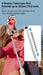 A10 Handheld Smartphone Gimbal with Fill Light, Extension Rod & Remote — for iPhone & Samsung