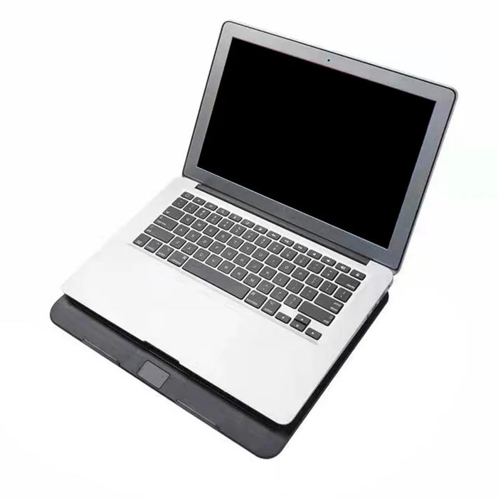 Portable Adjustable Laptop Cooling Pad – USB-Powered Metal Mesh Cooler with LED