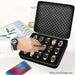 15-Slot Watch Case — Shockproof Foam & Hard-Shell Portable Storage (Black)