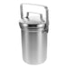 3L Stainless Steel Kitchen Compost Bin — Countertop Food Scrap Container with Odour‑Sealing Lid & Handle