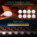 White Noise Machine — 24 Soothing Sounds, Rechargeable Night Light, Portable (USB & Bluetooth)