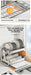 2- or 3-Tier Stainless Steel Dish Rack — Deep Plate & Bowl Drainer