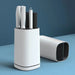 Multi-Function Knife & Utensil Rack with Drain Base