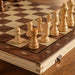 Magnetic Foldable Solid Wood Chess Set — Portable & Educational, Ages 14+