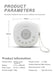 Portable White Noise Machine for Babies — Rechargeable, 6/10/20 Soothing Sounds