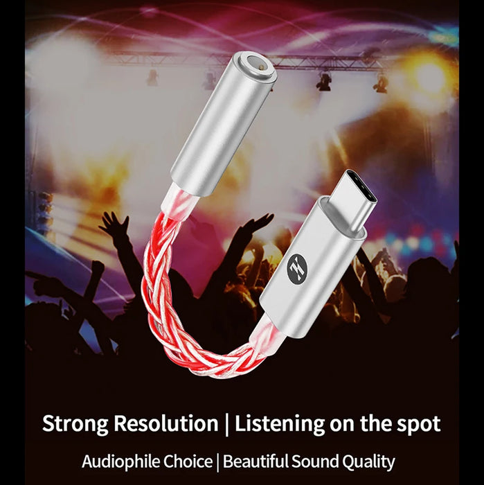 JM6 Pro Type-C to 3.5mm Dual DAC Headphone Amplifier (CX31993 + MAX97220)