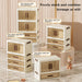 Foldable Transparent Drawer Cosmetic Organiser — Dustproof Multi‑Layer Makeup Storage
