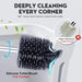 SDARISB DR-FE94 Silicone Toilet Brush — Long Handle, Bendable Head