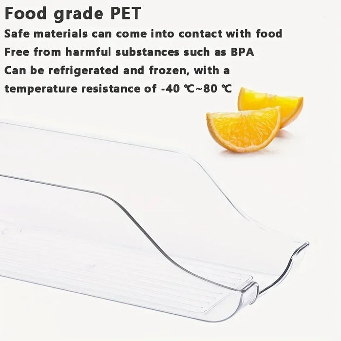 Auto-Rolling Can Dispenser Fridge Organiser – Plastic Pantry Bins