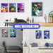 Set of 5 Magnetic Self‑Adhesive Photo Frames – A4/A5/A6, PVC with Plexiglass