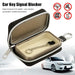 Portable RFID-Blocking Key Pouch — Zipped Faraday Case for Car Keys