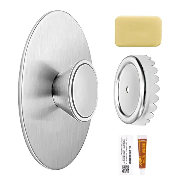 Perforation-Free Magnetic Soap Holder — Stainless Steel Wall-Mounted Soap Saver