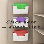 Adhesive Wall-Mounted Storage Rack – Single-Tier Kitchen & Bathroom Organiser (1pc/2pc)