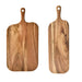 Double-Sided Wooden Cutting Board with Handle — Charcuterie & Serving Platter (Two Sizes)