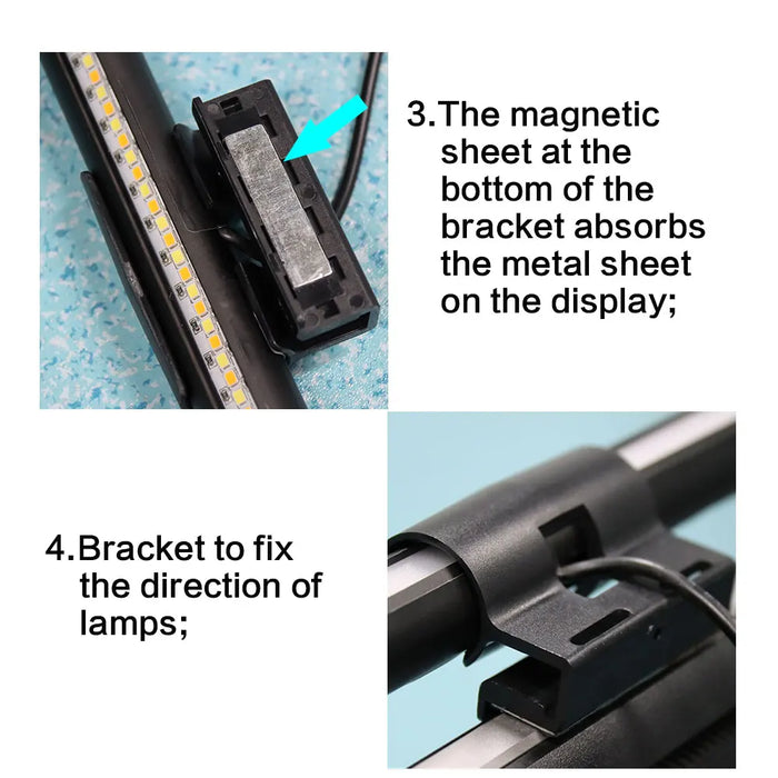 LED Monitor Light Bar — Hanging Screen Lamp, Stepless Dimmable, RGB Option