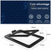 Desktop Speaker Stand (Single) — Carbon Steel Base for Laptop & Desktop Speakers, Shock-Absorbing
