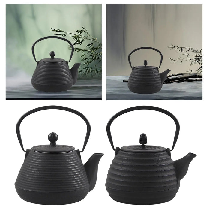 Cast Iron Tea Kettle 1.0L — Japanese-style with Loose-Leaf Infuser