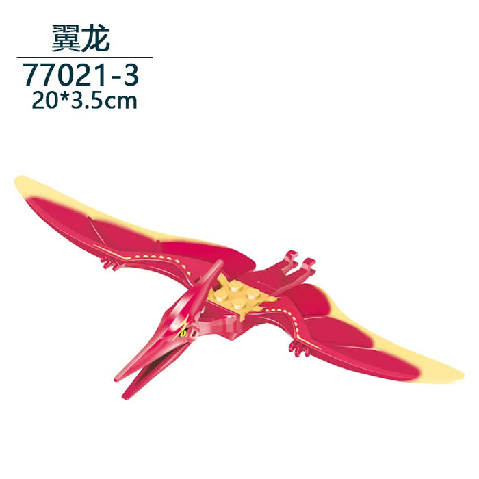 Tyrannosaurus Rex Building Block Figure — Jurassic Dinosaur Brick Toy (LEGO-compatible, 1pc)