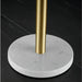 Marble Perforation‑Free Vertical Roll Paper Rack — Nail‑Free Floor Holder for Kitchen Wraps