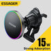 15W Magnetic Wireless Car Charger & Holder for iPhone 12–16 (MagSafe) with RGB