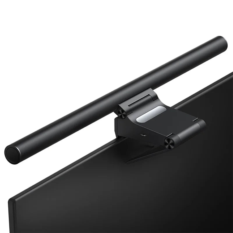 Lámpara de Escritorio Baseus Screen Light - Colgante para Pantalla de Computadora, Alimentada por USB, Luz para Portátil, Luz para Monitor LCD, Lámpara de Mesa y de Lectura para Estudio - Ideal para Trabajar, Estudiar y Tareas de Lectura