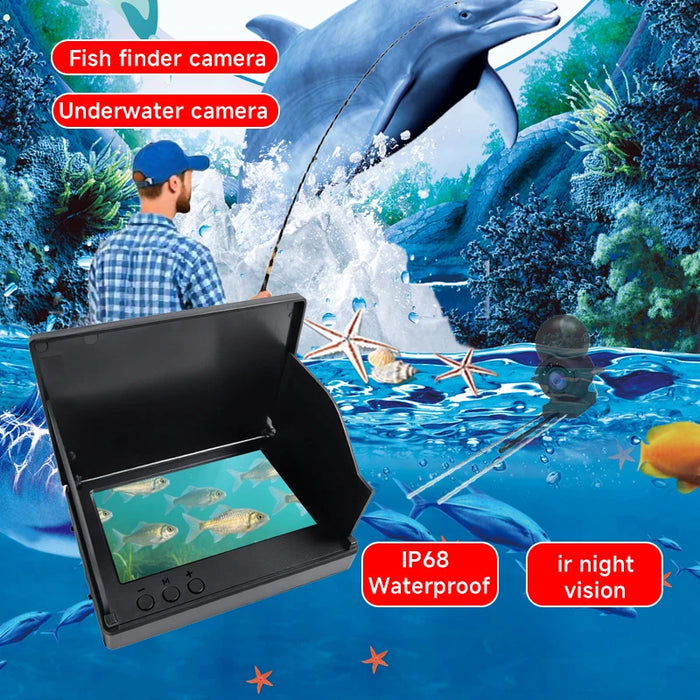 Handheld 1080P 4.3-inch Fishing Finder Camera with Night Vision