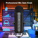 USB Cardioid Condenser Microphone Kit with Boom Arm — Plug-and-Play for Podcasting & Streaming