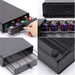 40‑Pod Nespresso Drawer Organiser – Coffee Capsule Storage Rack (Black)