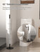 Foldable Floor-Standing Toilet Roll Holder with Reinforced Base, Standalone Dispenser