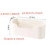 Adhesive Wall-Mounted Storage Rack – 2-Piece White Kitchen & Bathroom Organiser
