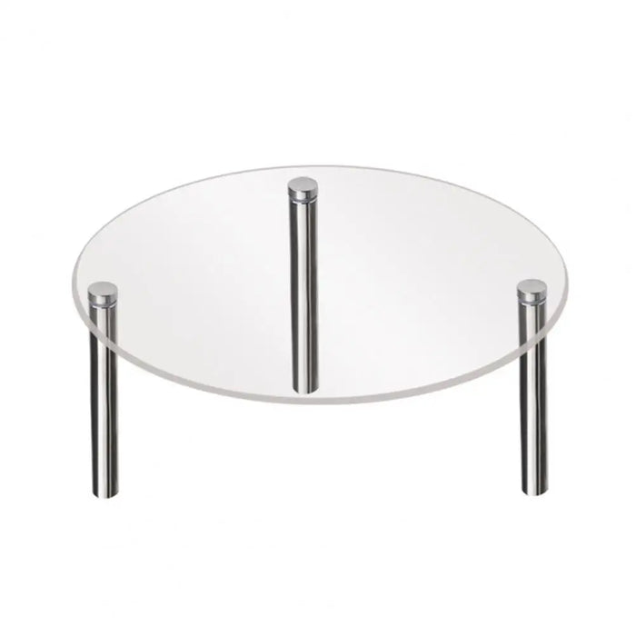 Transparent Acrylic Cake Stand — Round Cupcake & Dessert Display, Party Holder