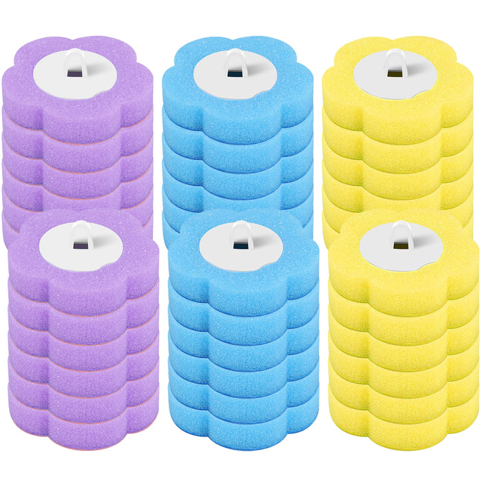 Disposable Toilet Brush Kit — Long Handle, Wall-mounted Holder, Replaceable Heads (24 / 72 pcs)