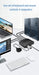 4 In 4 Out KVM USB3.0 Switch Shared Controller Hub Adapter USB2.0 Printer Splitter Switcher for PC Laptop Keyboard Mouse Monitor