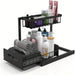 Under-Sink Sliding Drawer Organiser — Metal Pull-Out Shelves for Kitchen, Bathroom & Garage