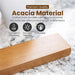 16in Acacia Magnetic Knife Holder — Neodymium Block Magnet