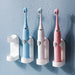Wall-Mounted Electric Toothbrush Holder — Traceless ABS Stand, Fits Most Electric Brushes